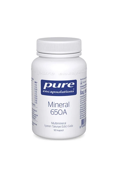 Pure Encapsulations Mineral 650 A 90 Kapsül ürün görseli 1