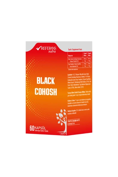 Referans Nutra Black Cohosh 60 Kapsül ürün görseli 1