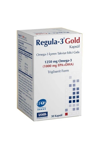 Regula-3 Gold Omega-3 1250 Mg 30 Kapsül ürün görseli 1