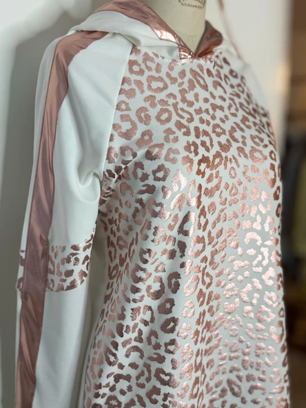LEOPAR BASKILI SWEATSHIRT - Resim 3