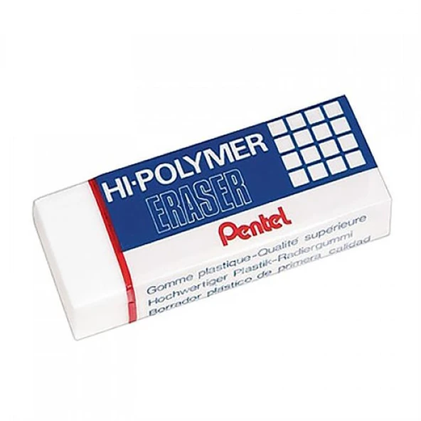 PENTEL SILGI HI-POLYMER ZEH-05 BEYAZ KUCUK ürün görseli 1