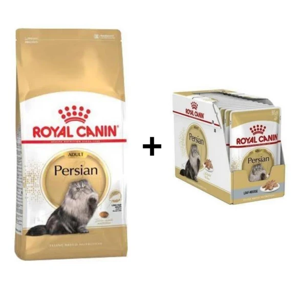 Royal Canin Persian Yetişkin Kedi Maması 2 kg + 12 Adet Yaş Mama ürün görseli 1