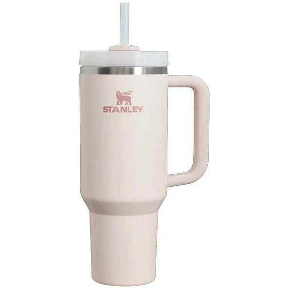 Stanley 10-13230-023 Quencher 1.18 Litre Pipetli Çelik Termos - Açık Pembe ürün görseli 1
