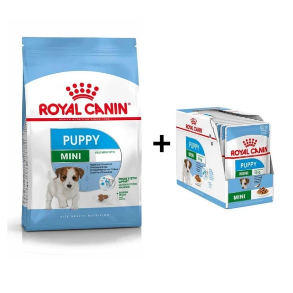 Royal Canin Mini Puppy Yavru Köpek Maması 2 kg + 12 Adet Yaş Mama ürün görseli 1