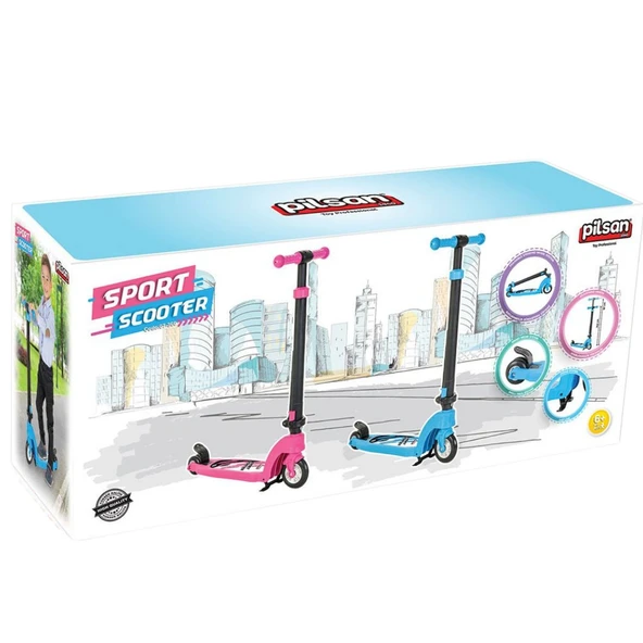 6+ Yaş Sport Scooter Çift Tekerli - Resim 4