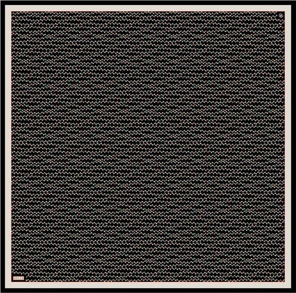 Saf İpek Eşarp 4128D ( Twill İpek) -8586 ürün görseli 1