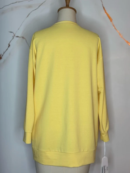 SIRA TAŞLI NAKIŞLI SWEATSHIRT - Resim 2