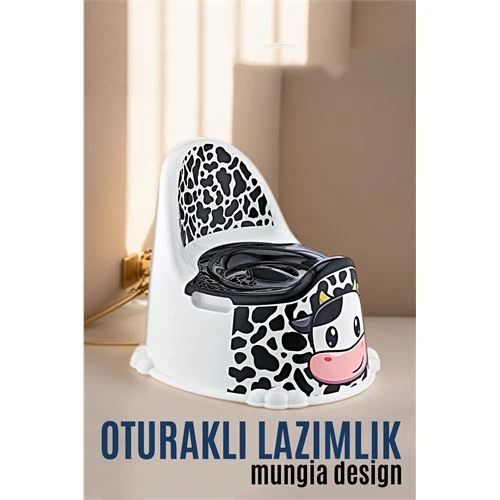 Zhltoys İnek Desenli Oturaklı Lazımlık ürün görseli 1