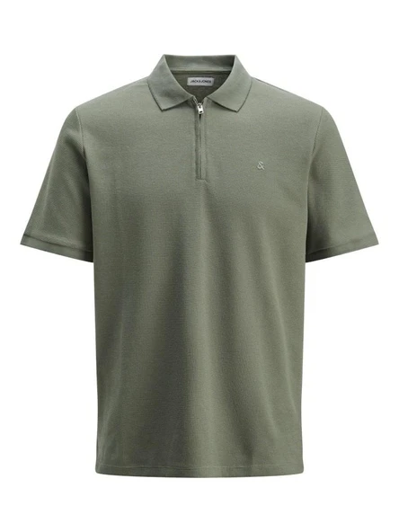 Jack Jones Austın Zıp Fermuarlı  Polo Yaka Erkek Tişört 12279177 ürün görseli 1