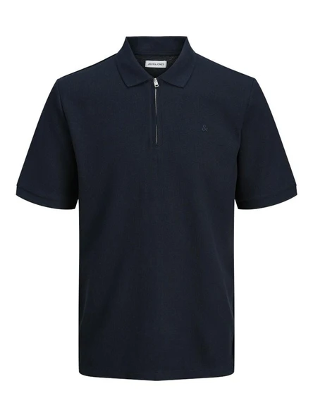 Jack Jones Austın Zıp Fermuarlı  Polo Yaka Erkek Tişört 12279177 ürün görseli 1