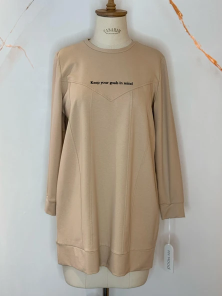 YAZI NAKIŞLI SWEATSHIRT - Resim 6