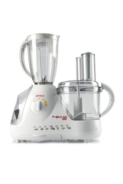 Prokit 444 Plus GH21020 Kompakt Mutfak Robotu Beyaz - Resim 4