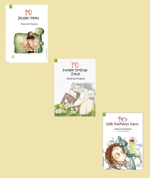 Ahmet Şerif İzgören Po Seti 3 Kitap (Şehirdeki Yabancı + Koyunlar Kralının İzinde + İyilik PataPataya İniyor) ürün görseli 1