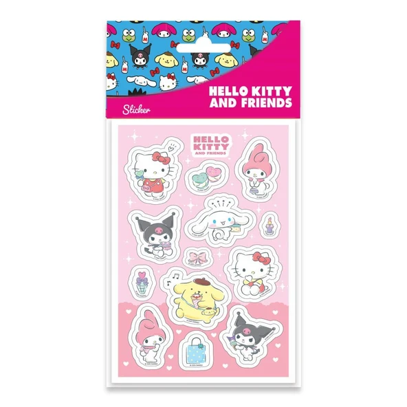 KESKIN STICKER ORTA BOY HELLO KITT PUFFY 221300-13 ürün görseli 1