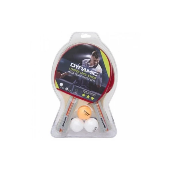 Dynamic Pinpon Raketi 2 Raket 3 Top Set ürün görseli 1