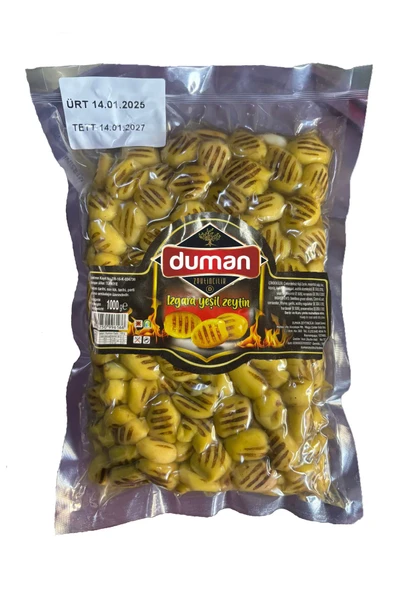 DUMAN GURME Izgara Yeşil Zeytin Vakum 1000 gr ürün görseli 1