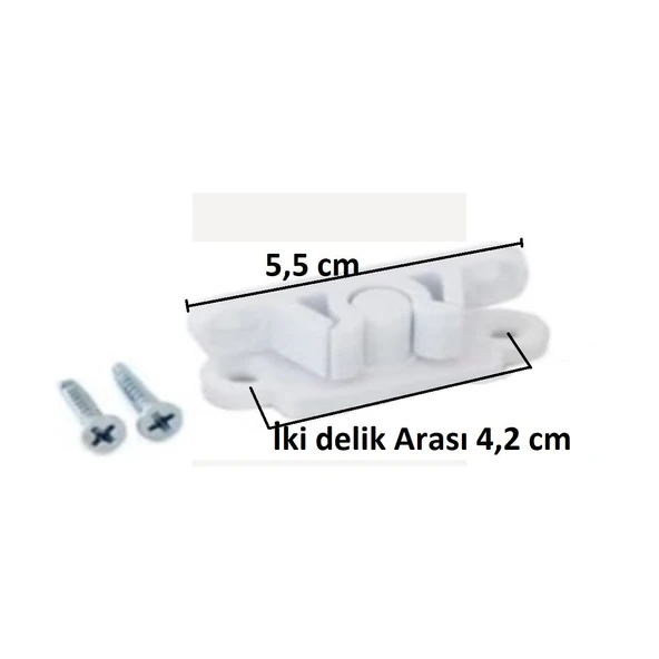 Sineklik Çıt Çıt Beyaz - 6 ADET - Resim 2