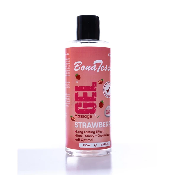 Bona Tessa Çilek Aromalı Masaj Jeli 250 ml ürün görseli 1