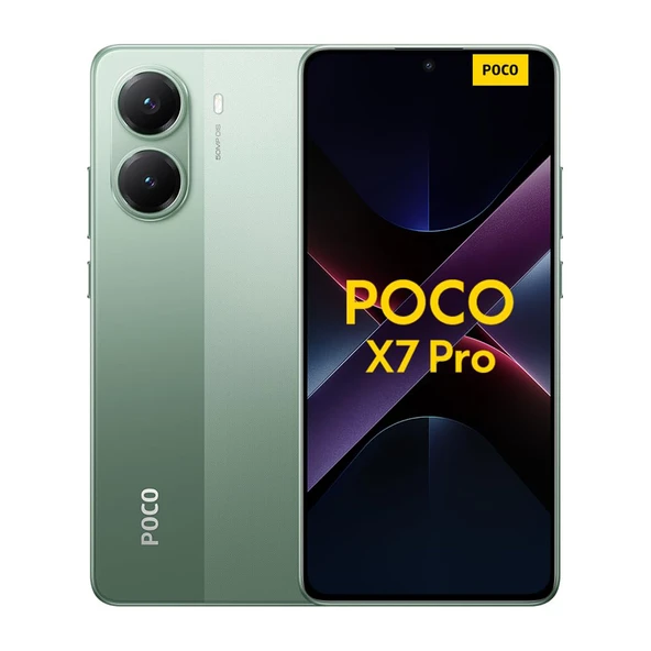 PTTAVM: Poco X7 Pro 5G 12 GB RAM 512 GB Yeşil (İTHALATÇI GARANTİLİ)