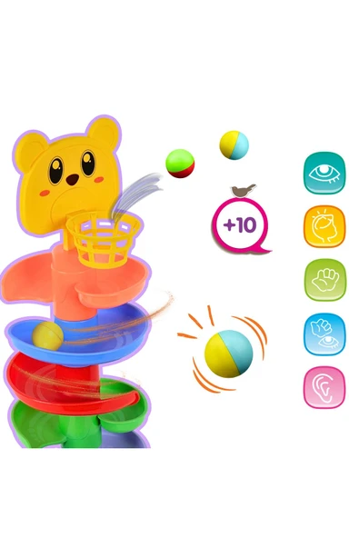 Babycim Jumbo Gökkuşağı Kule - Resim 4