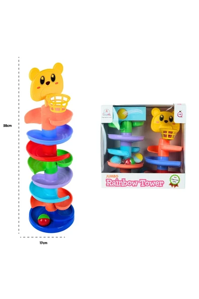 Babycim Jumbo Gökkuşağı Kule - Resim 2