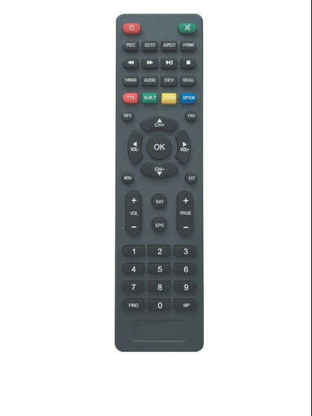 NEXT 5000 HD-NEXT PUNTO HD-STARBOX F16 HD-TRIDENT 5200 HD-SUPERMAX DRAGON HD KUMANDA ürün görseli 1