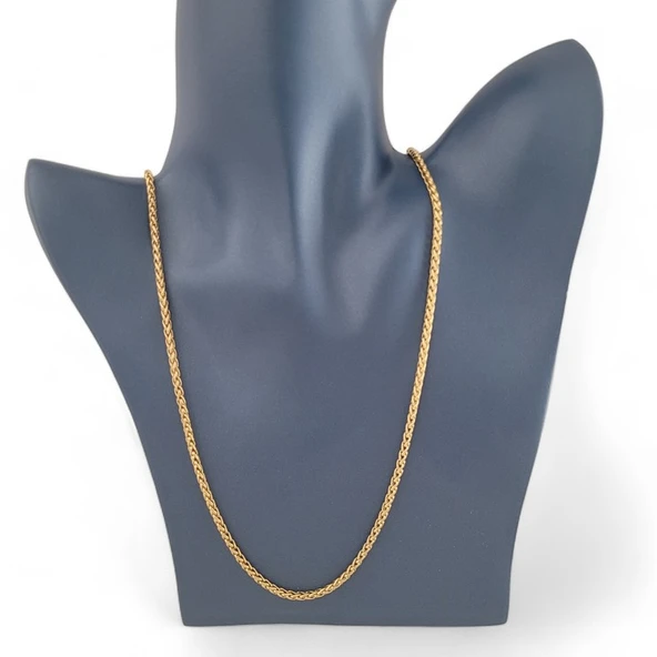 Fox Tail Gold Çelik Zincir 60 cm - Resim 2