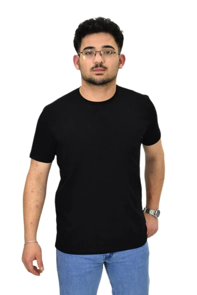 Erkek Sıfıryaka Düz Likra Süprem Tişört 4380 BGL-ST04528 ürün görseli 1