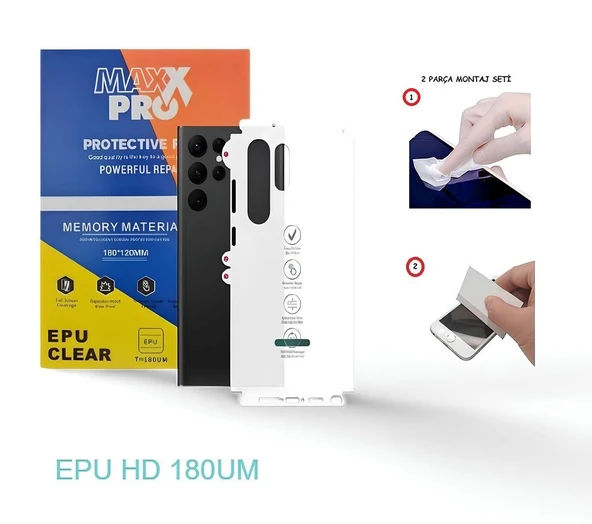 HONOR MAGİC 6 PRO NANO Full Arka Kaplama Esnek ULTRA İnce - MAXXPRO - EPU HD ürün görseli 1