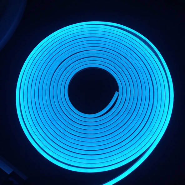 10 METRE BUZ MAVİSİ NEON LED - Resim 2