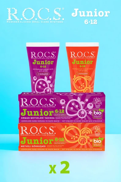 R.O.C.S. Junıor Florürsüz 6-12 Yaş 2li Karma Tad Seti - 74g X 2 Adet ürün görseli 1