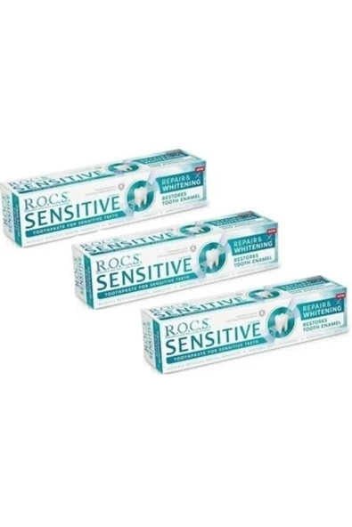R.O.C.S. Rocs Sensitive Repair&white Onarım&beyazlık 94 Gr 3 Adet ürün görseli 1