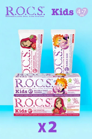 R.O.C.S. Rocs Kıds 4-7 Yaş Karma Tad Paketi - 45gr X 2 Adet ürün görseli 1