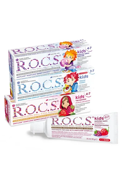 R.O.C.S. Rocs Kıds 4-7 Yaş Karma Tad Paketi - 45gr X 3 Adet ürün görseli 1