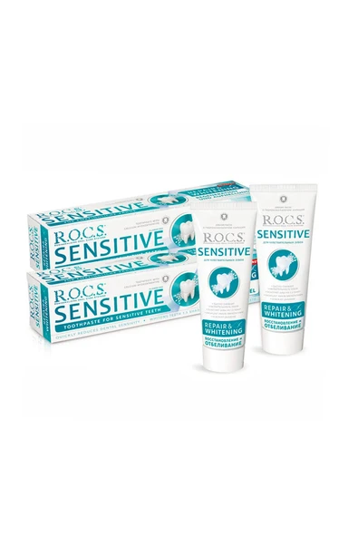 R.O.C.S. Rocs Sensıtıve Repaır & Whıte 75 Ml 2 Adet ürün görseli 1
