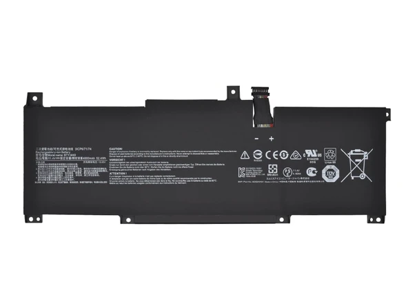 RETRO MSI BTY-M49 Notebook Bataryasi - Ver.1 - Siyah Soket ürün görseli 1