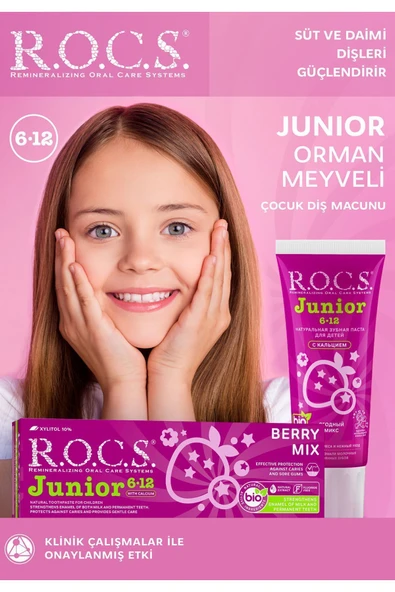 R.O.C.S. Rocs Junior 6 12 Orman Meyveleri Tadında 60 ml ürün görseli 1