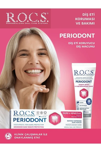 R.O.C.S. Perıodont Dişeti Bakımına Özel Diş Macunu (94g) ürün görseli 1