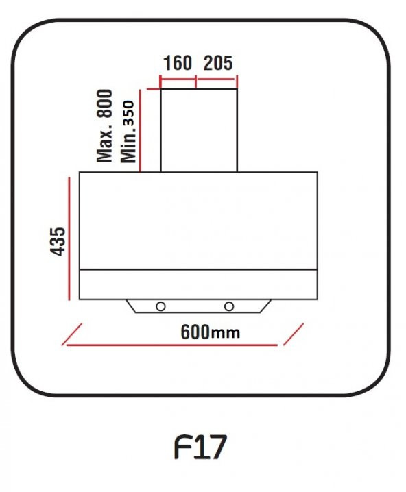Alveus Mod F17 Beyaz Davlumbaz - Resim 5