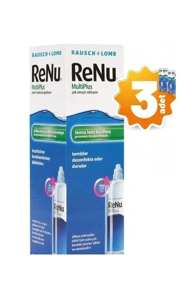 Renu Multi Plus 360ml 3 Kutu Lens Solüsyonu ürün görseli 1