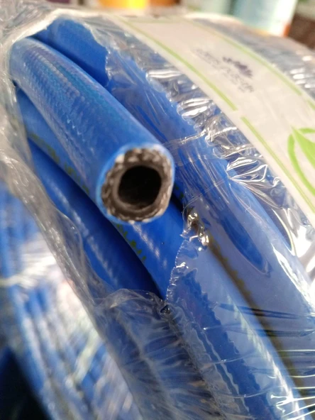 100 Metre Mavi İlaçlama ve Sulama Hortumu 8mm, 90 Bar ürün görseli 1