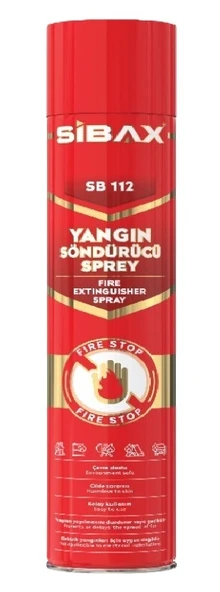 Sibax SB112 Yangın Söndürücü Sprey 1000ml ürün görseli 1
