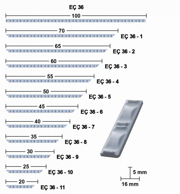 40 CM ESNEK MOBİLYA ÇITASI - Resim 2