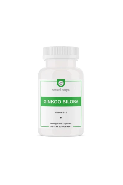 Smartcaps Ginkgo Biloba Vitamin B12 60 Softgel ürün görseli 1