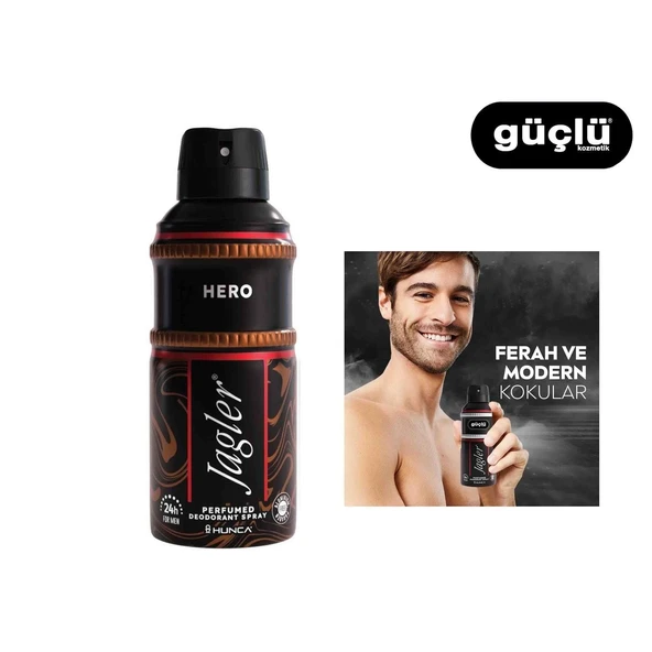 Jagler Deodorant Sprey Hero Erkek 150ml ürün görseli 1