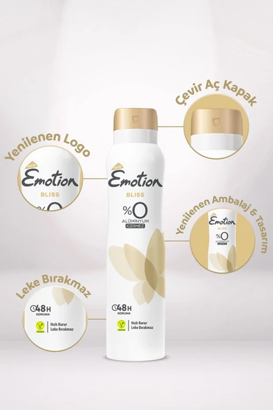 Emotion Bayan Deodorant 150ml Blıss ürün görseli 1