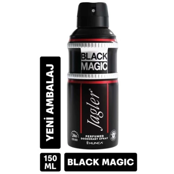 Jagler Deodorant Sprey Black Magic Erkek 150ml ürün görseli 1