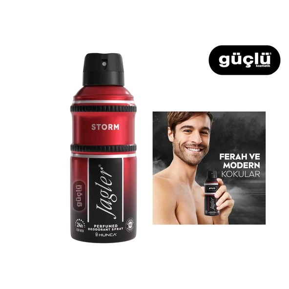 Jagler Deodorant Sprey Storm Erkek 150ml ürün görseli 1