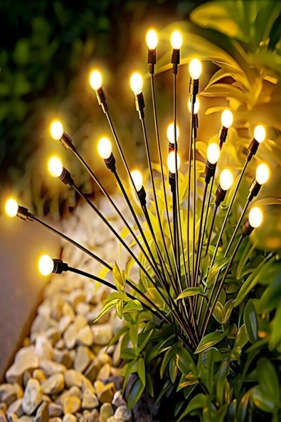 VANCKEY  1 Adet Ateş Böceği Lamba 8 Led Güneş Bahçe Çim Lambası Avlu Teras Kanal Dekorasyon Açık Su Geçirmez ürün görseli 1