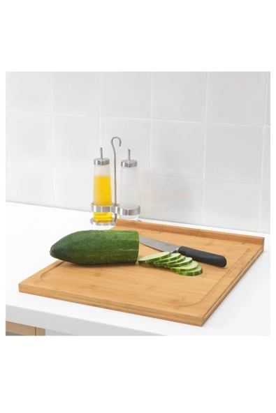 VANCKEY  Bambu Lamplıg Kesme Tahtası 45*38 Cm 1 Kahverengi ürün görseli 1